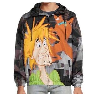 Members Only NEW Scooby Doo Windbreaker Jacket Mens Large Limited Edition Collab